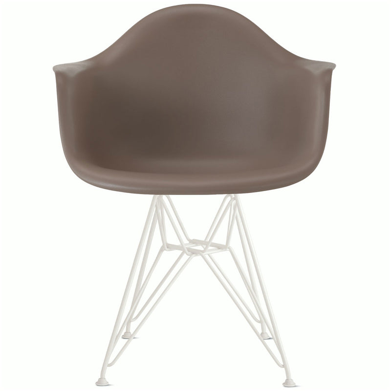 Eames Molded Plastic Armchair with Wire Base