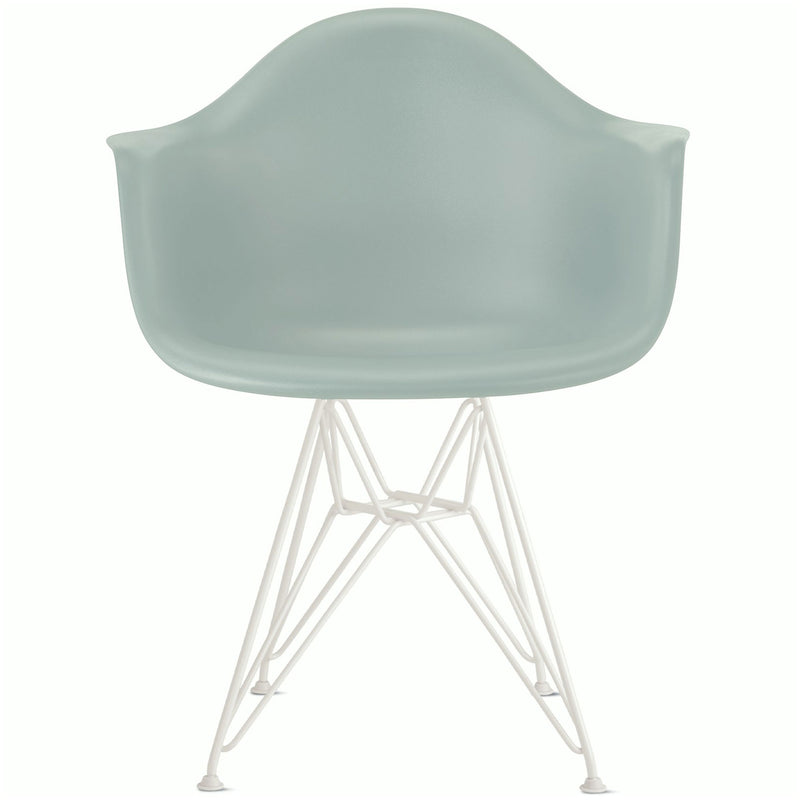 Eames Molded Plastic Armchair with Wire Base