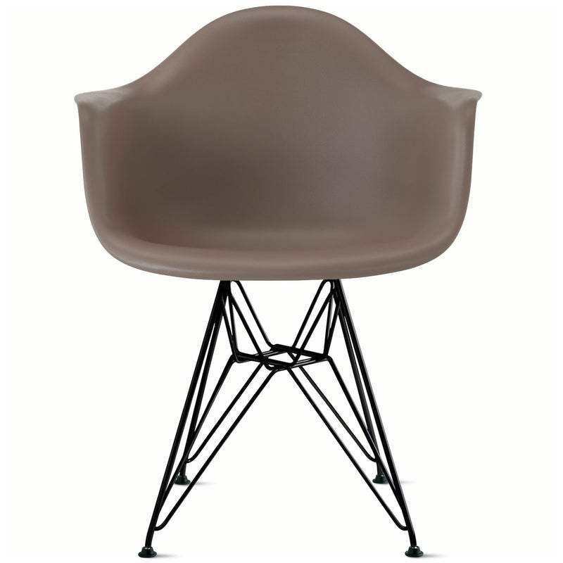Eames Molded Plastic Armchair with Wire Base
