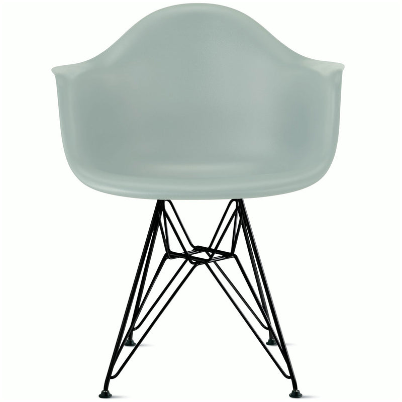 Eames Molded Plastic Armchair with Wire Base