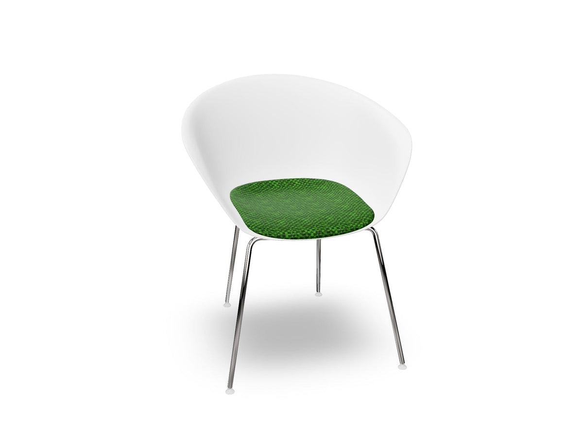 Duna 02 Four Leg Chair With Seat Cushion Chairs Arper 
