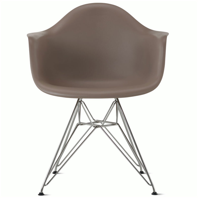 Eames Molded Plastic Armchair with Wire Base