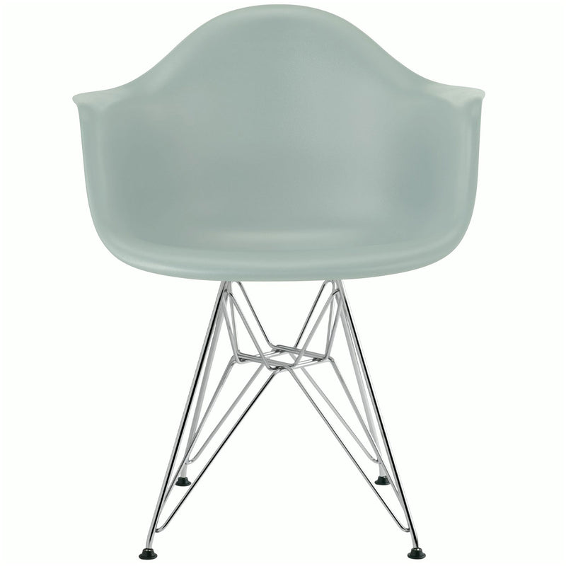 Eames Molded Plastic Armchair with Wire Base