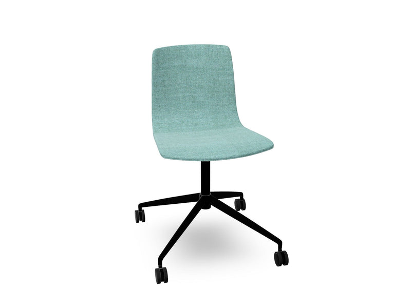 Aava 02 Fixed Trestle Base Chair With Fully Upholstered Chairs Arper 
