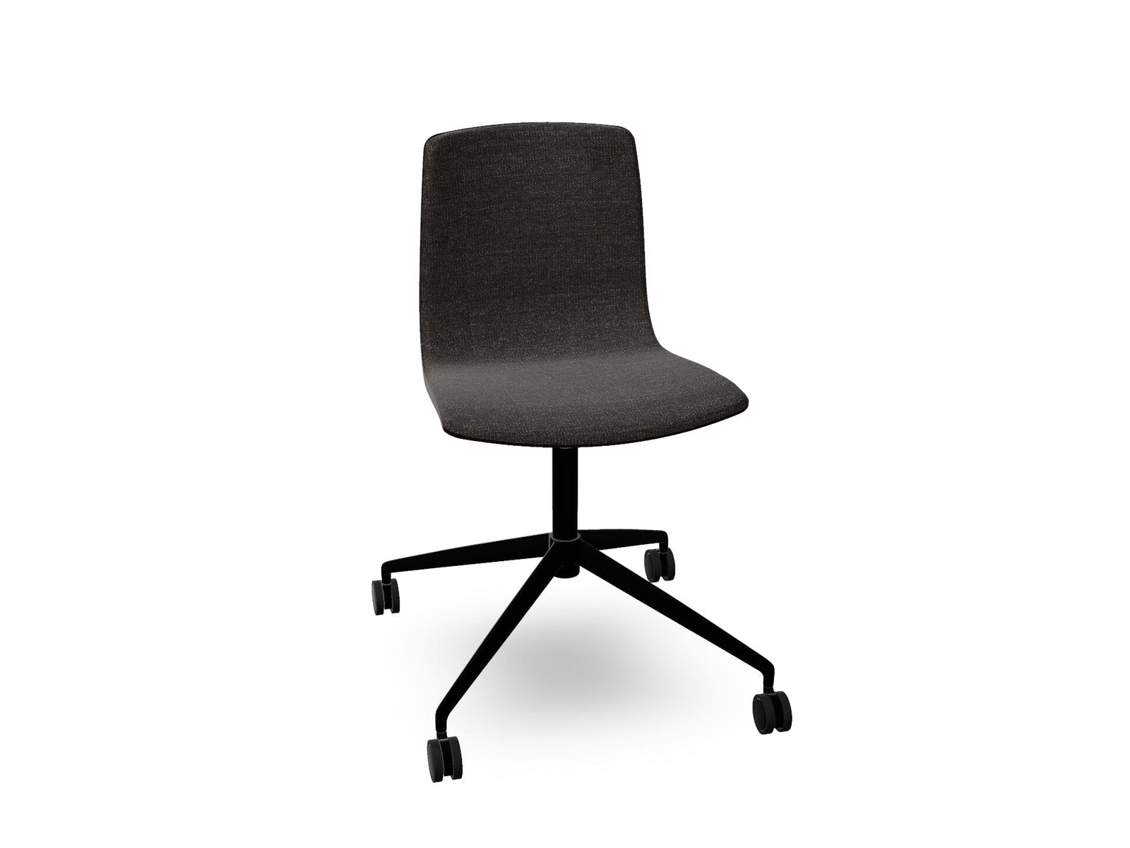 Aava 02 Fixed Trestle Base Wood Chair With Front Upholstery Chairs Arper 