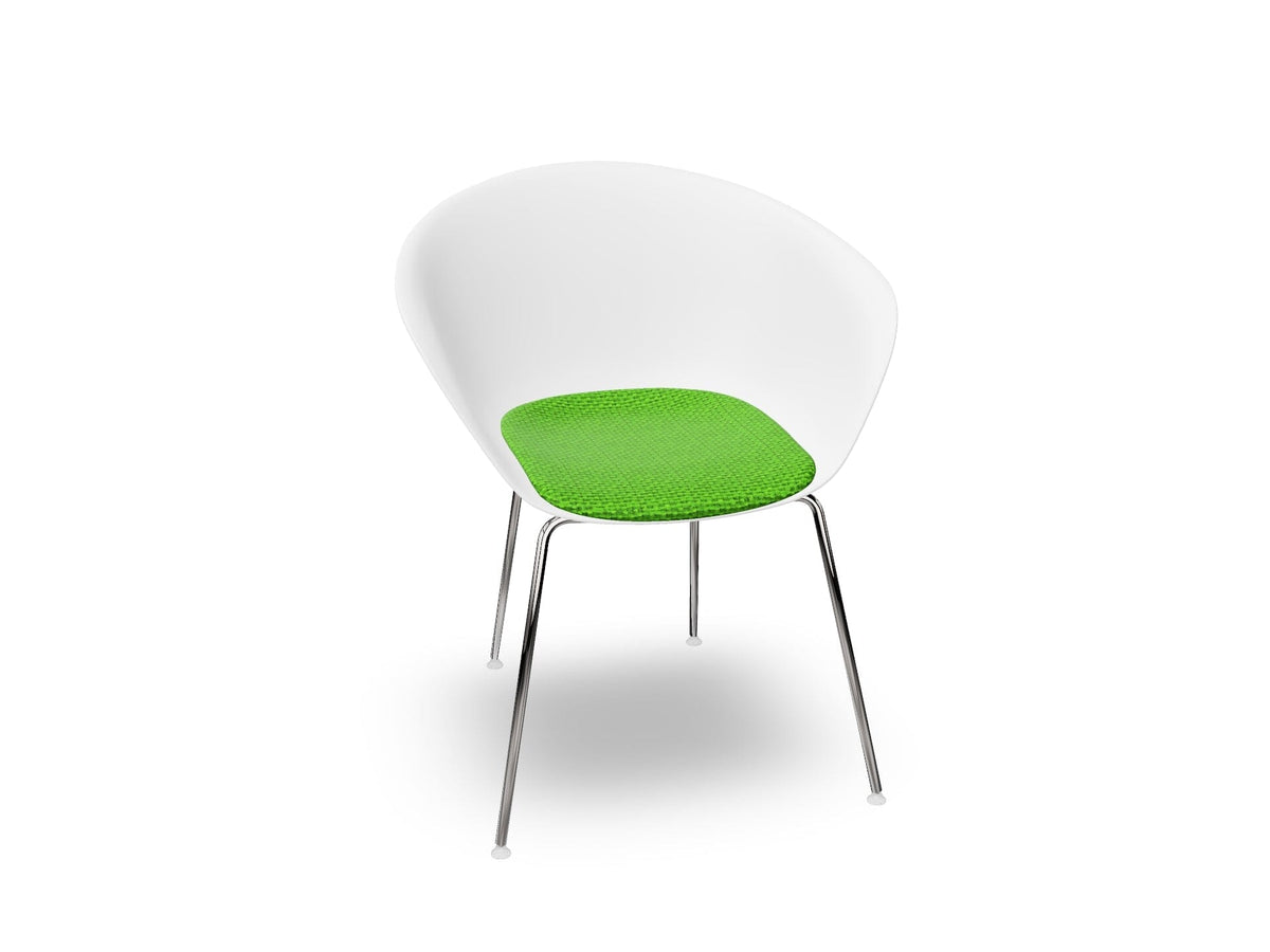 Duna 02 Four Leg Chair With Seat Cushion Chairs Arper 