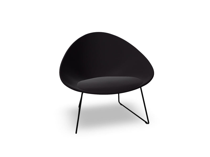 Adell Sled Base Lounge Chair With Fully Upholstered lounge chair Arper 