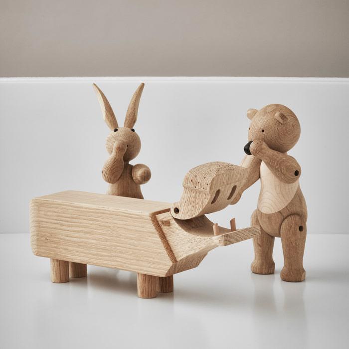 Kay Bojesen Hippo, Oak, view 6