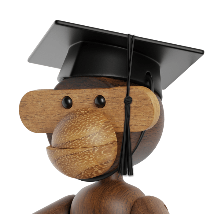 Kay Bojesen Graduation Cap, Black, view 3