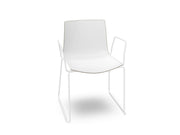 Catifa 46 Polypropylene Bi-Color Sled Base Chair Side/Dining Arper 
