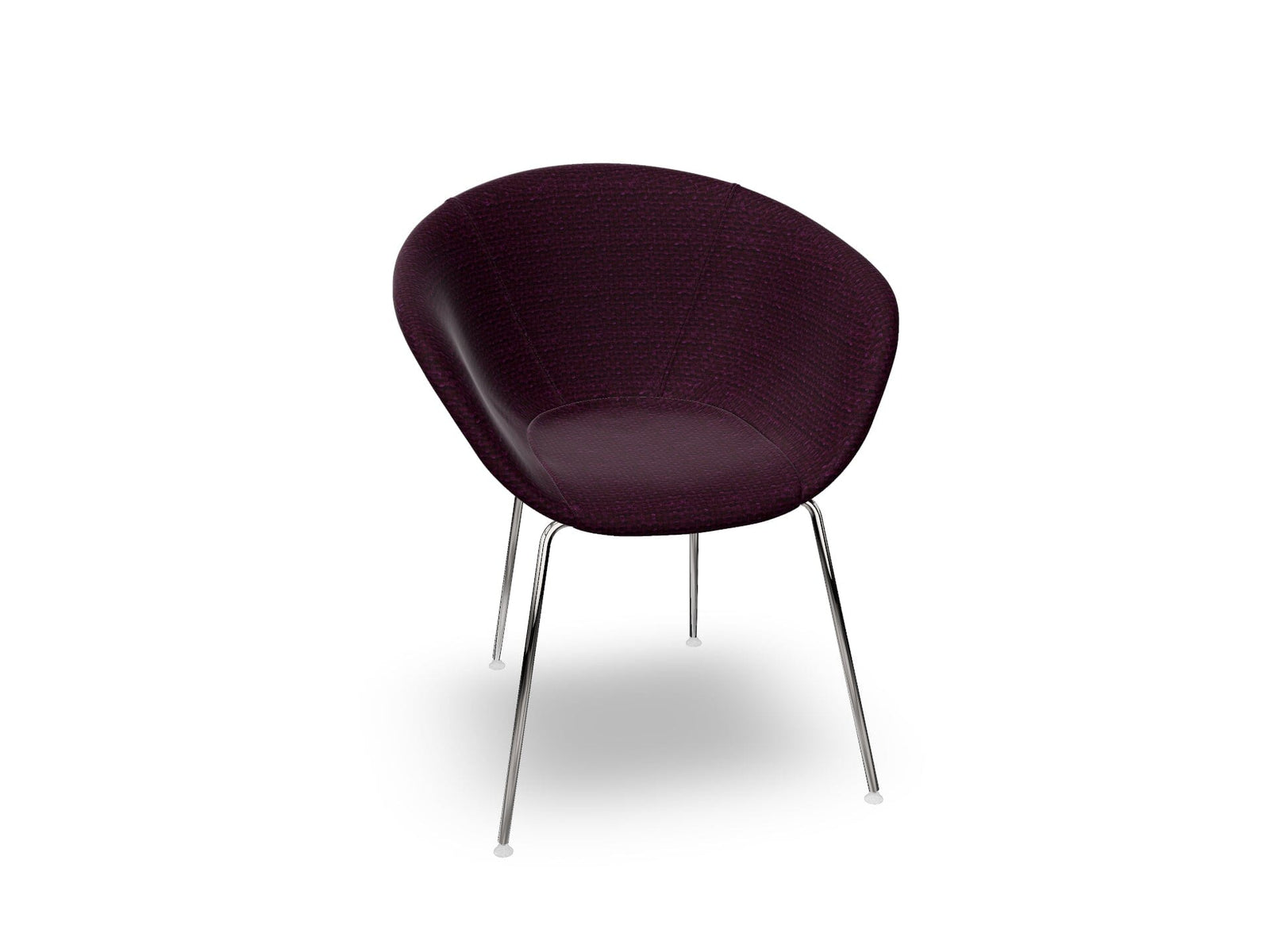 Duna 02 Four Leg Chair Fully Upholstered Chairs Arper 