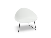 Adell Sled Base Lounge Chair With Fully Upholstered lounge chair Arper 