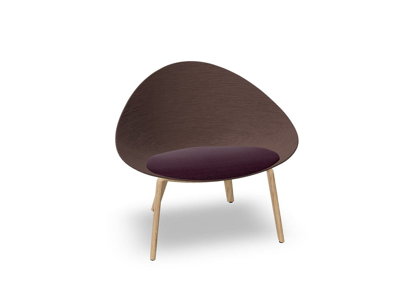 Adell 4 Leg Wood Lounge Chair lounge chair Arper 