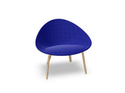Adell 4 Leg Wood Lounge Chair With Fully Upholstered lounge chair Arper 