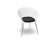 Duna 02 Four Leg Chair With Seat Cushion Chairs Arper 