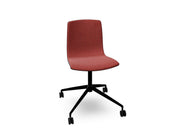 Aava 02 Fixed Trestle Base Wood Chair With Front Upholstery Chairs Arper 