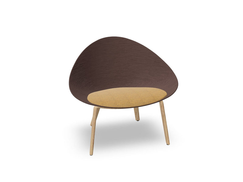 Adell 4 Leg Wood Lounge Chair lounge chair Arper 
