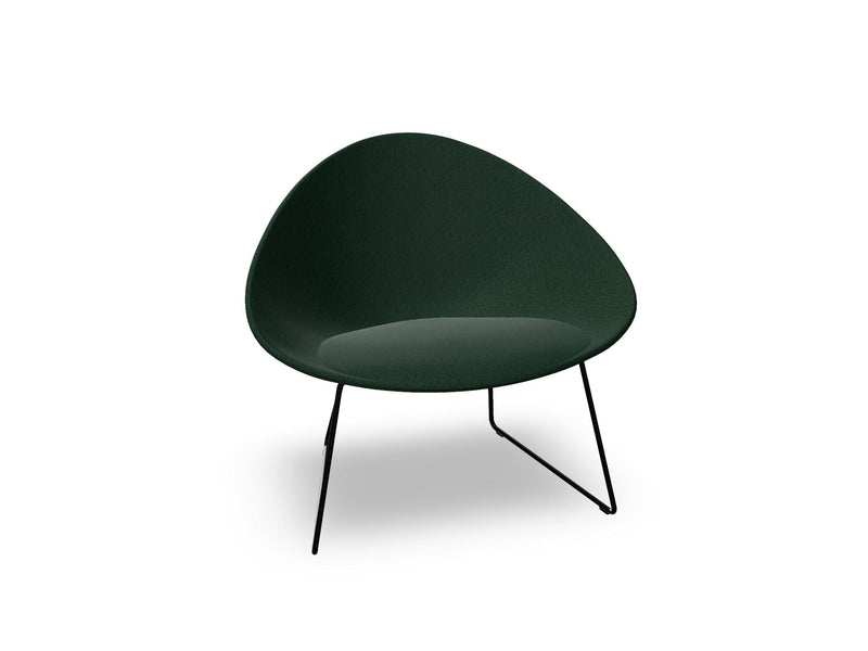 Adell Sled Base Lounge Chair With Fully Upholstered lounge chair Arper 