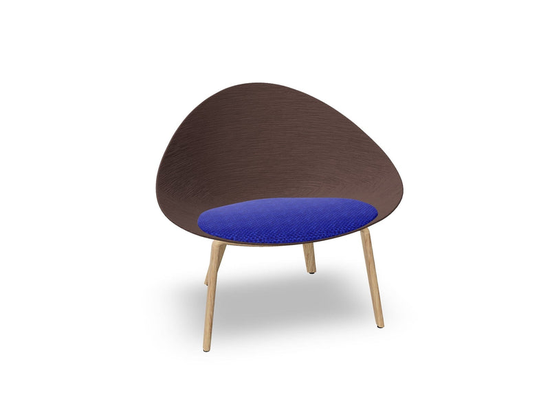 Adell 4 Leg Wood Lounge Chair lounge chair Arper 