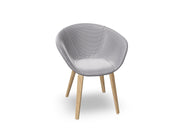Duna 02 Wood Leg Chair With Full Upholstery Chairs Arper 