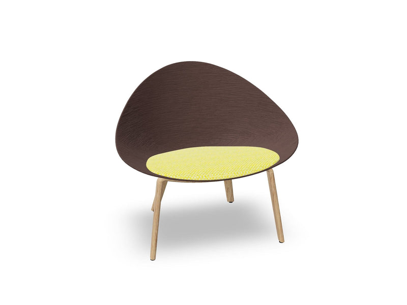 Adell 4 Leg Wood Lounge Chair lounge chair Arper 