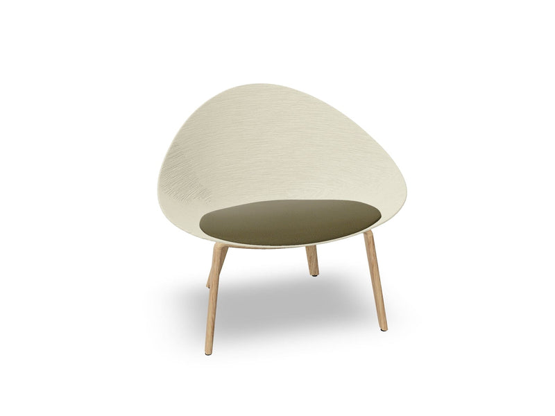Adell 4 Leg Wood Lounge Chair lounge chair Arper 