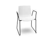 Catifa 46 Polypropylene Bi-Color Sled Base Chair Side/Dining Arper 