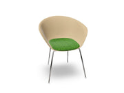 Duna 02 Four Leg Chair With Seat Cushion Chairs Arper 