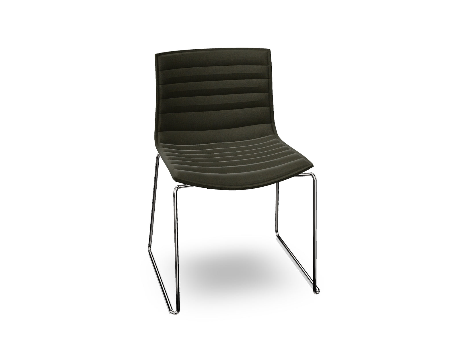 Catifa 46 Sled Base With Fully Upholstered