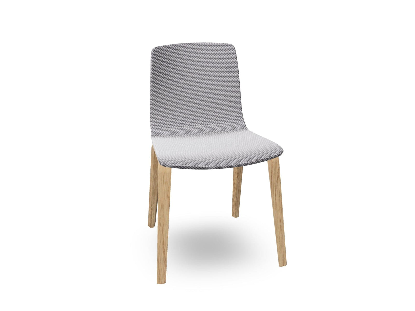 Aava 02-4 Wood Legs Chair With Fully Upholstered Chairs Arper 