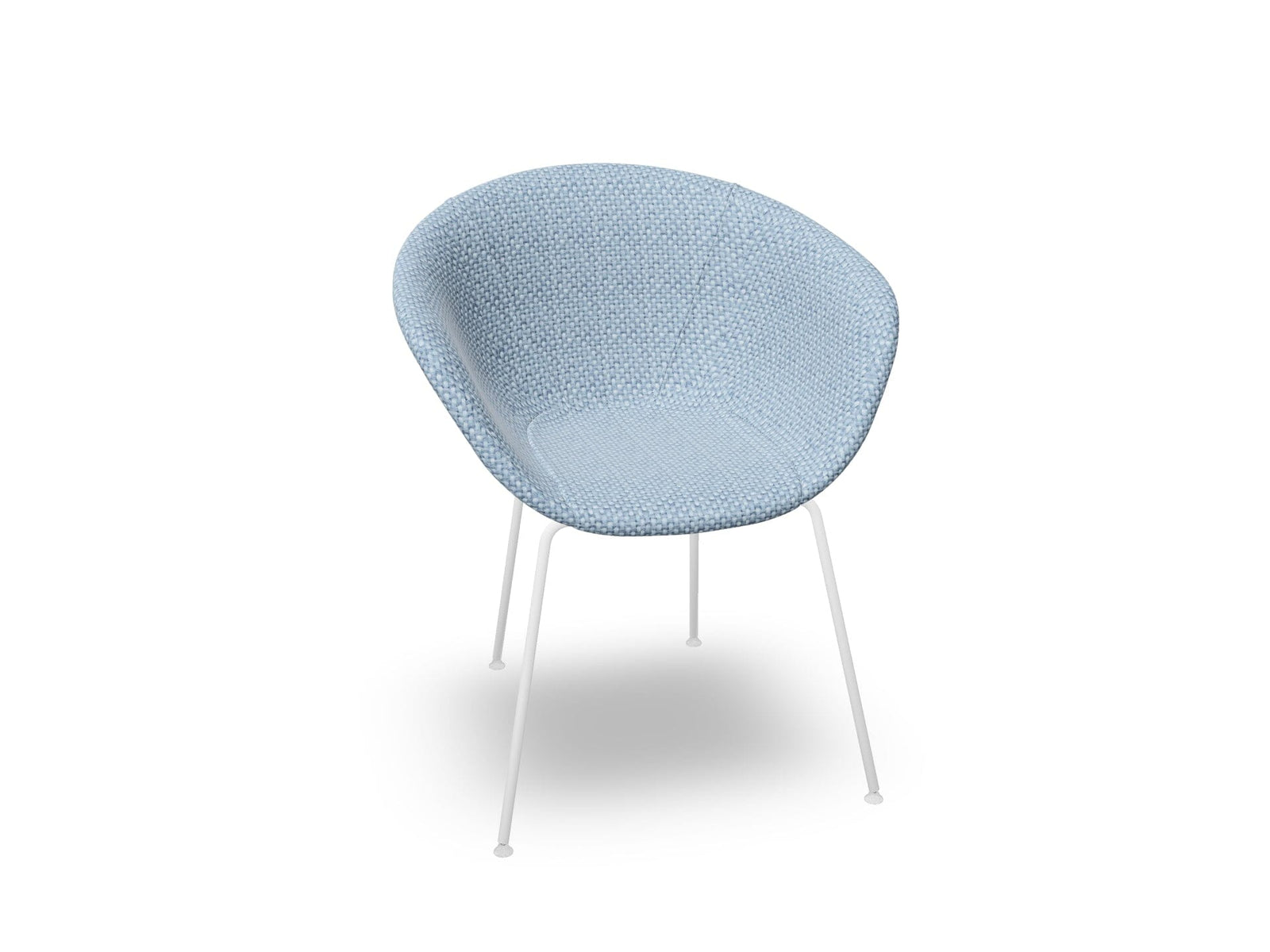 Duna 02 Four Leg Chair Fully Upholstered Chairs Arper 