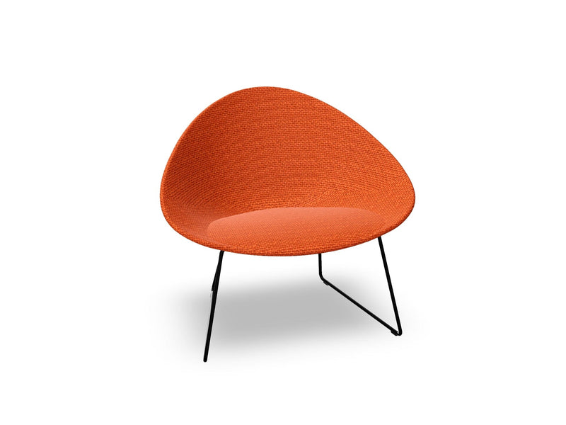 Adell Sled Base Lounge Chair With Fully Upholstered lounge chair Arper 