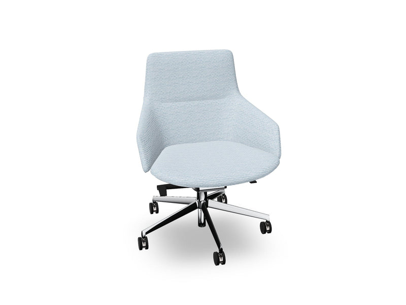 Aston Conference Syncro Five Way Star Base Armchair task chair Arper 