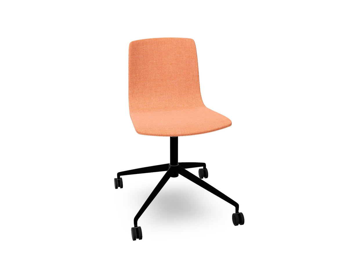 Aava 02 Fixed Trestle Base Chair With Fully Upholstered Chairs Arper 