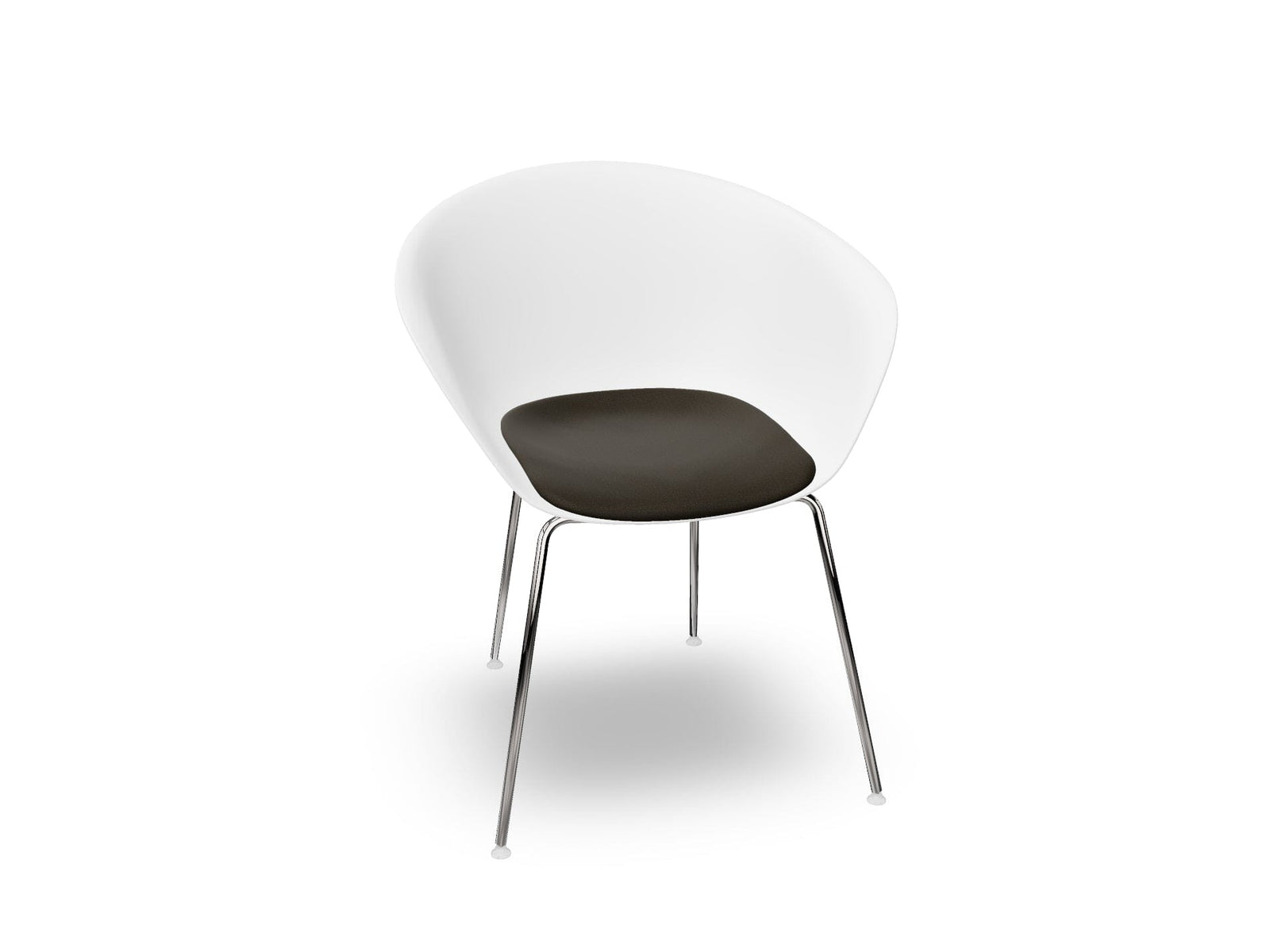 Duna 02 Four Leg Chair With Seat Cushion Chairs Arper 