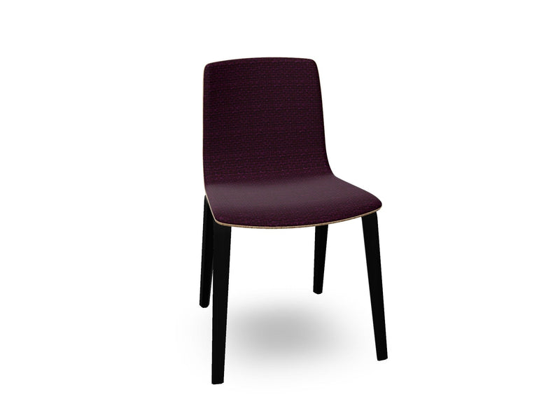 Aava 02 Wooden Chair with Front Upholstery Chairs Arper 