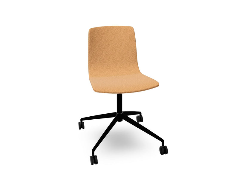 Aava 02 Fixed Trestle Base Chair With Fully Upholstered Chairs Arper 