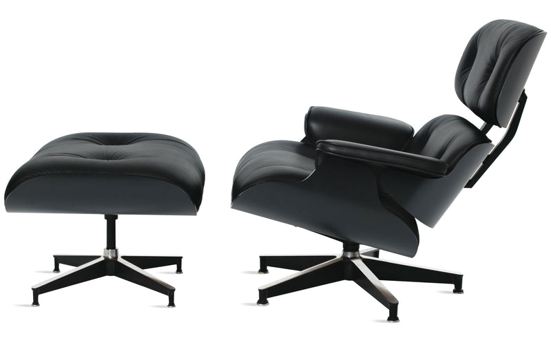 Eames Lounge Chair and Ottoman in Ebony