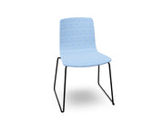 Aava 02 Sled Base Chair With Fully Upholstered Chairs Arper 