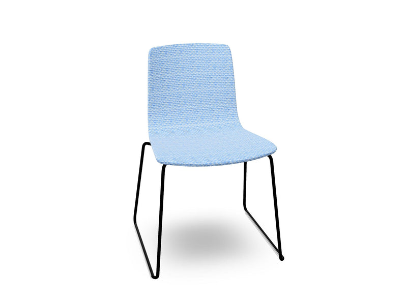 Aava 02 Sled Base Chair With Fully Upholstered Chairs Arper 