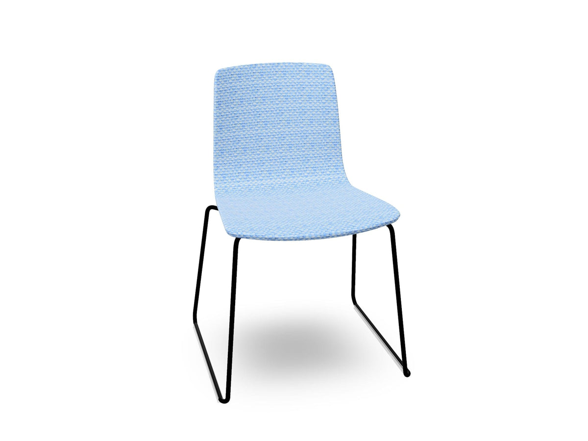 Aava 02 Sled Base Chair With Fully Upholstered Chairs Arper 