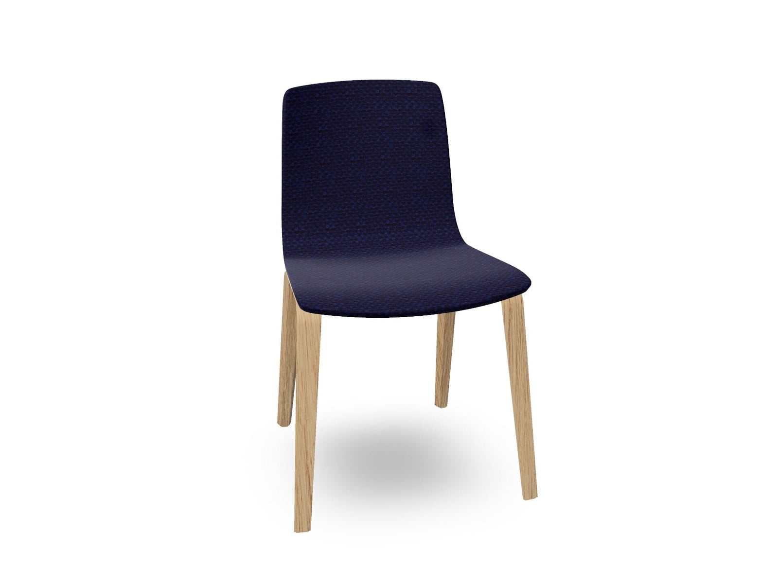 Aava 02-4 Wood Legs Chair With Fully Upholstered Chairs Arper 