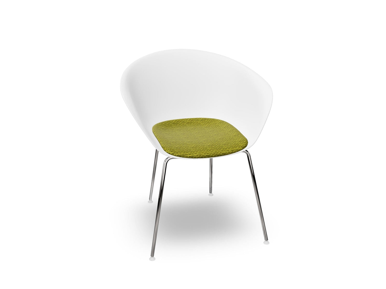 Duna 02 Four Leg Chair With Seat Cushion Chairs Arper 