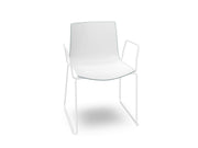 Catifa 46 Polypropylene Bi-Color Sled Base Chair Side/Dining Arper 