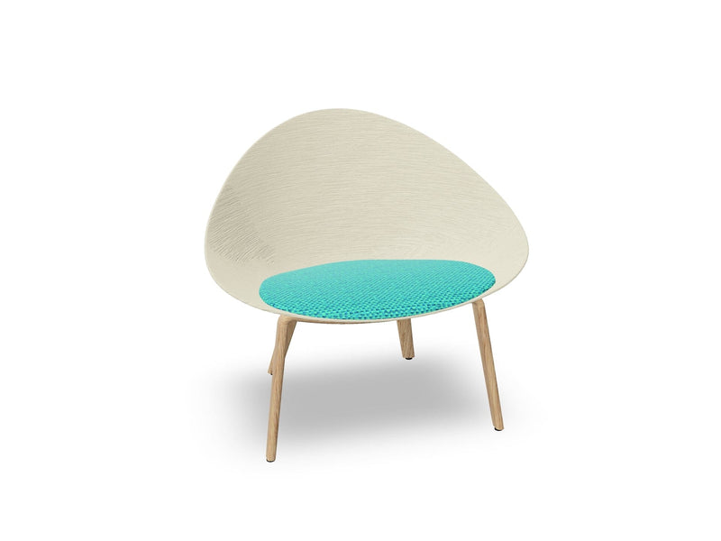 Adell 4 Leg Wood Lounge Chair lounge chair Arper 