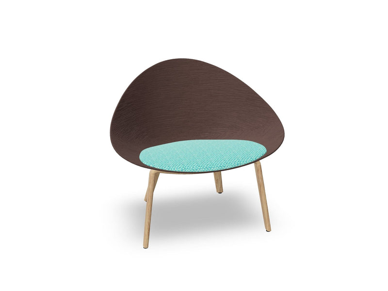 Adell 4 Leg Wood Lounge Chair lounge chair Arper 