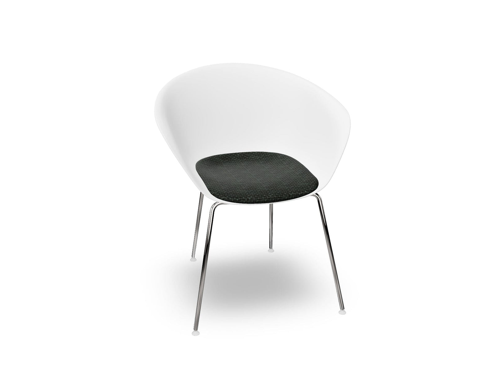 Duna 02 Four Leg Chair With Seat Cushion Chairs Arper 
