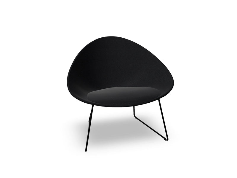 Adell Sled Base Lounge Chair With Fully Upholstered lounge chair Arper 