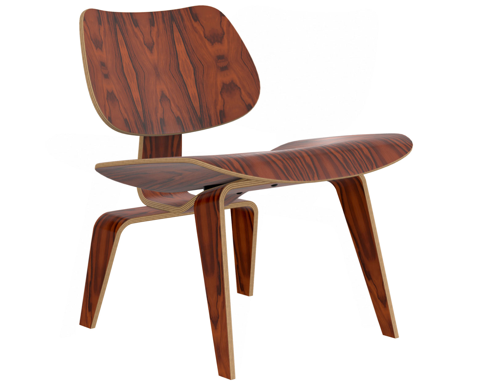 eames molded plywood lounge chair lcw