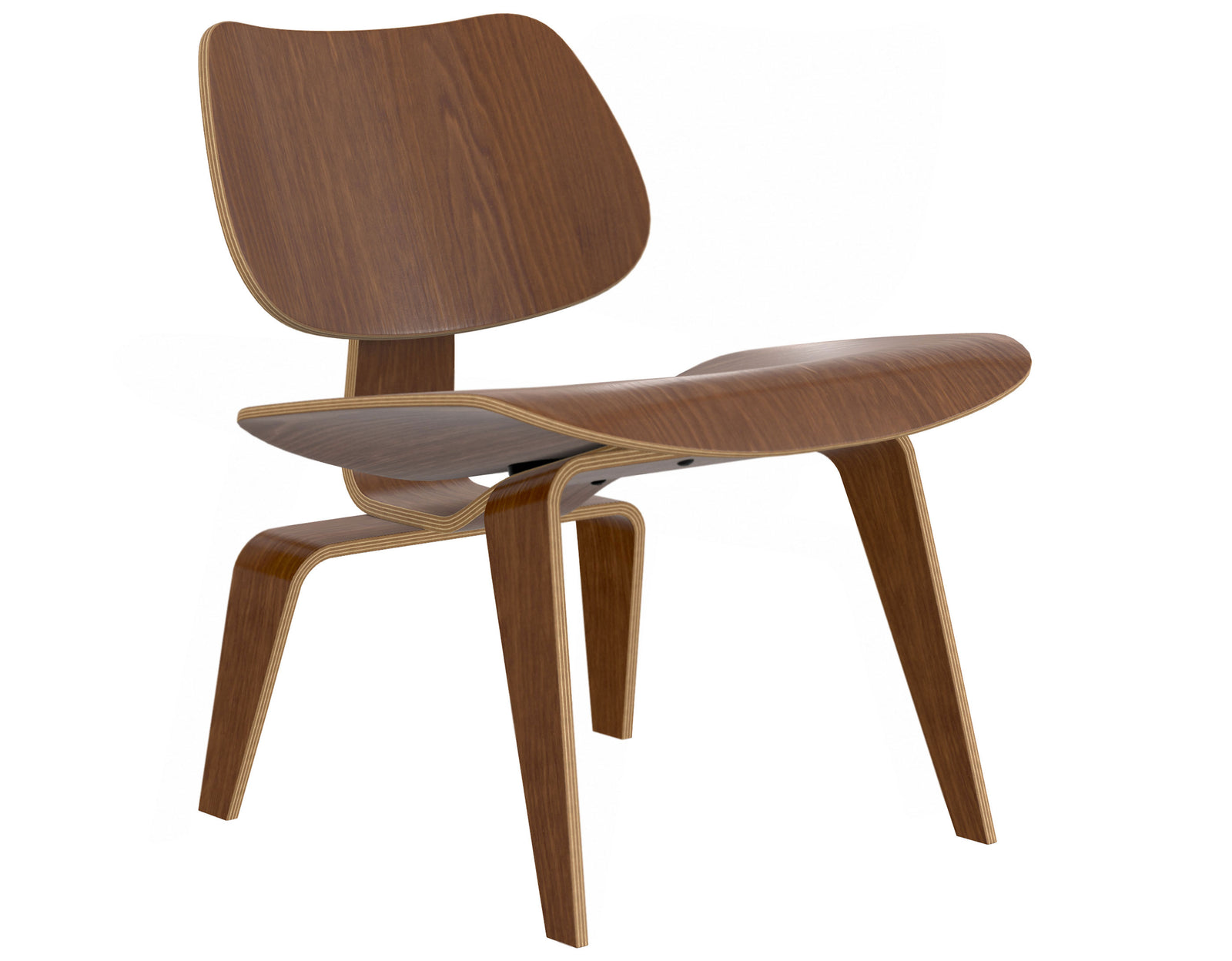 eames molded plywood lounge chair lcw